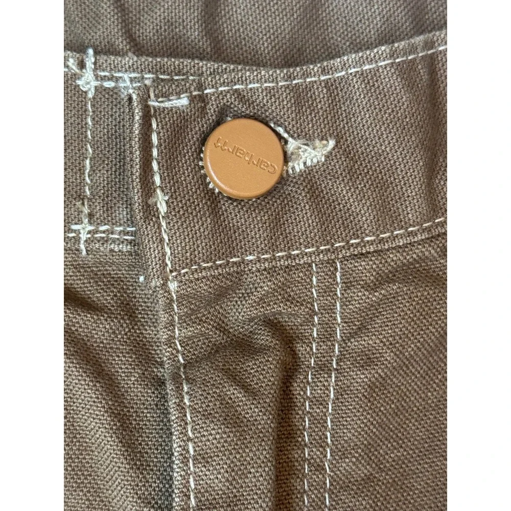 Carhartt FR Flame Resistant Work Pants Mens 36x34 Brown Carpenter CAT 2 - Picture 6 of 9
